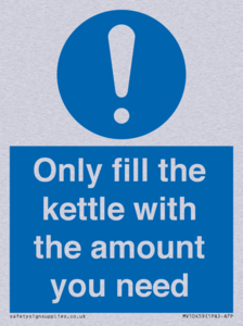 Only fill the kettle with the amount you need